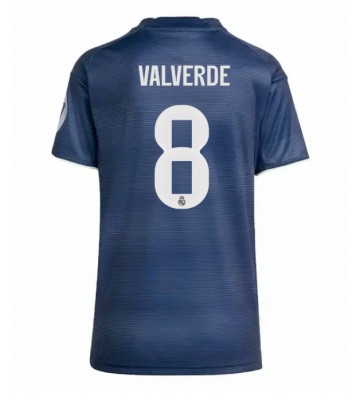 Real Madrid Federico Valverde #8 Bortatröja Dam 2025-26 Kortärmad